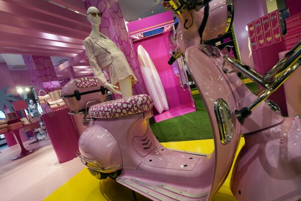Awash in pink everyone wants a piece of the Barbie movie